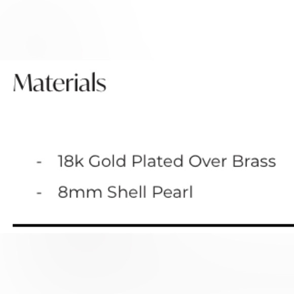 Pearl and gold 5 inch threader earrings, new in package - Picture 5 of 7